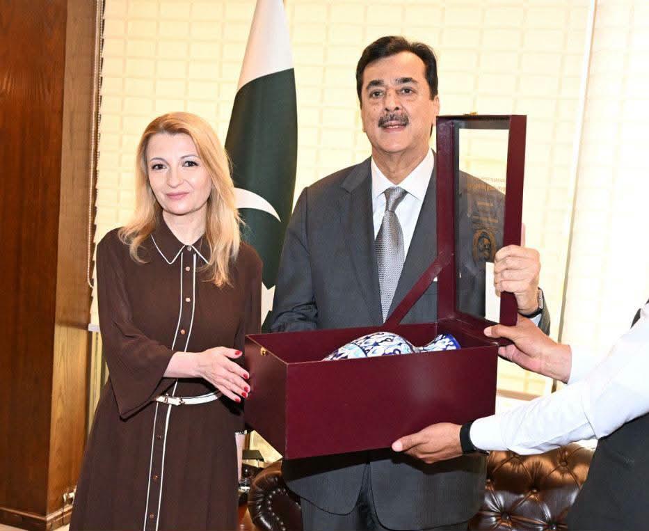 Ambassador Irena Gancheva paid a farewell call on the Chairman of the Senate of Pakistan